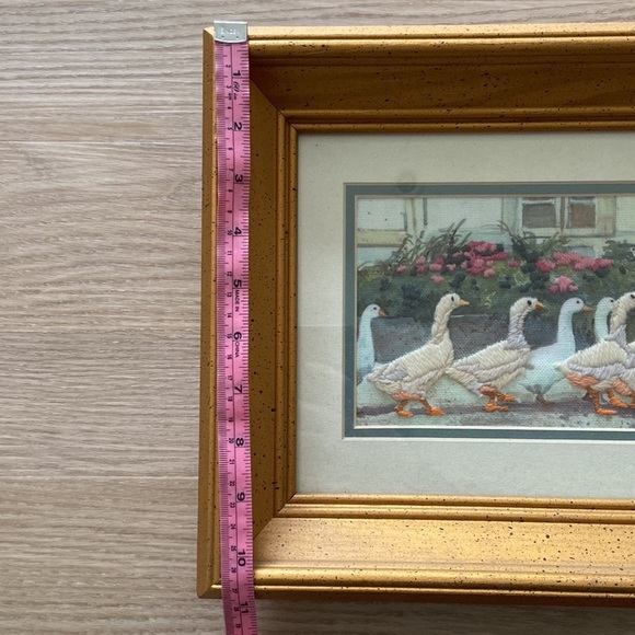 knitted geese picture frame 🖼️ 🪿 - Picture 4 of 6